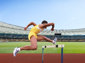 無縫半預制全塑型聚氨酯跑道